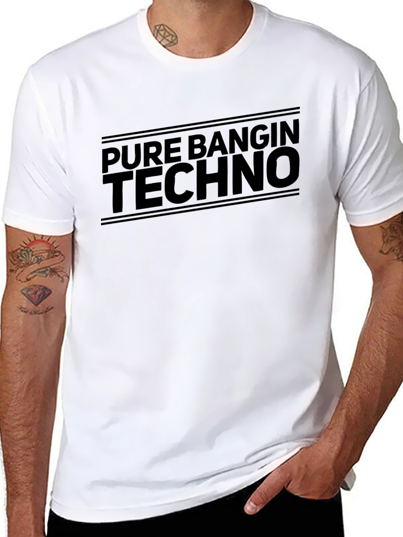Pure Bangin Techno Graphic Tee