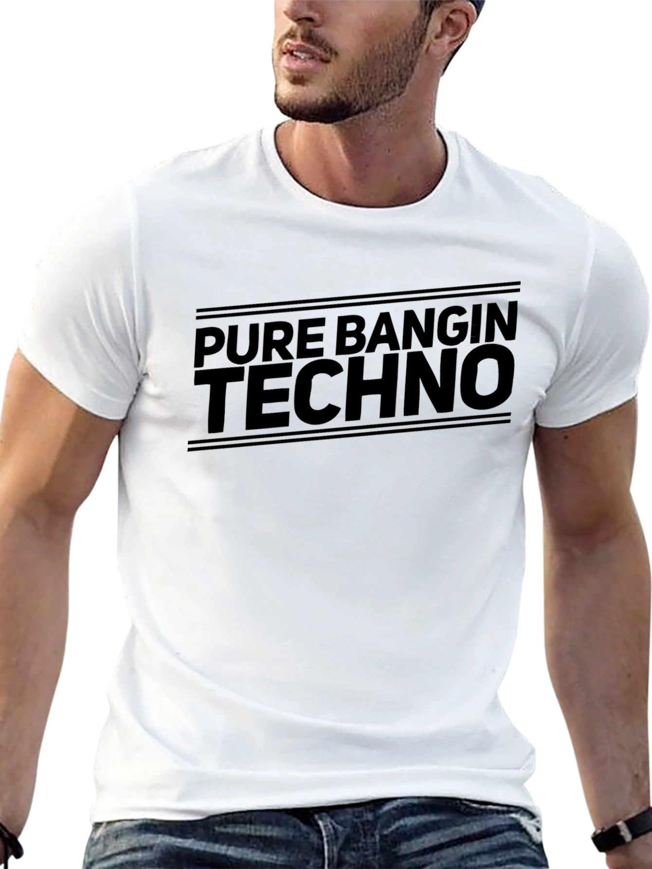 Pure Bangin Techno Graphic Tee