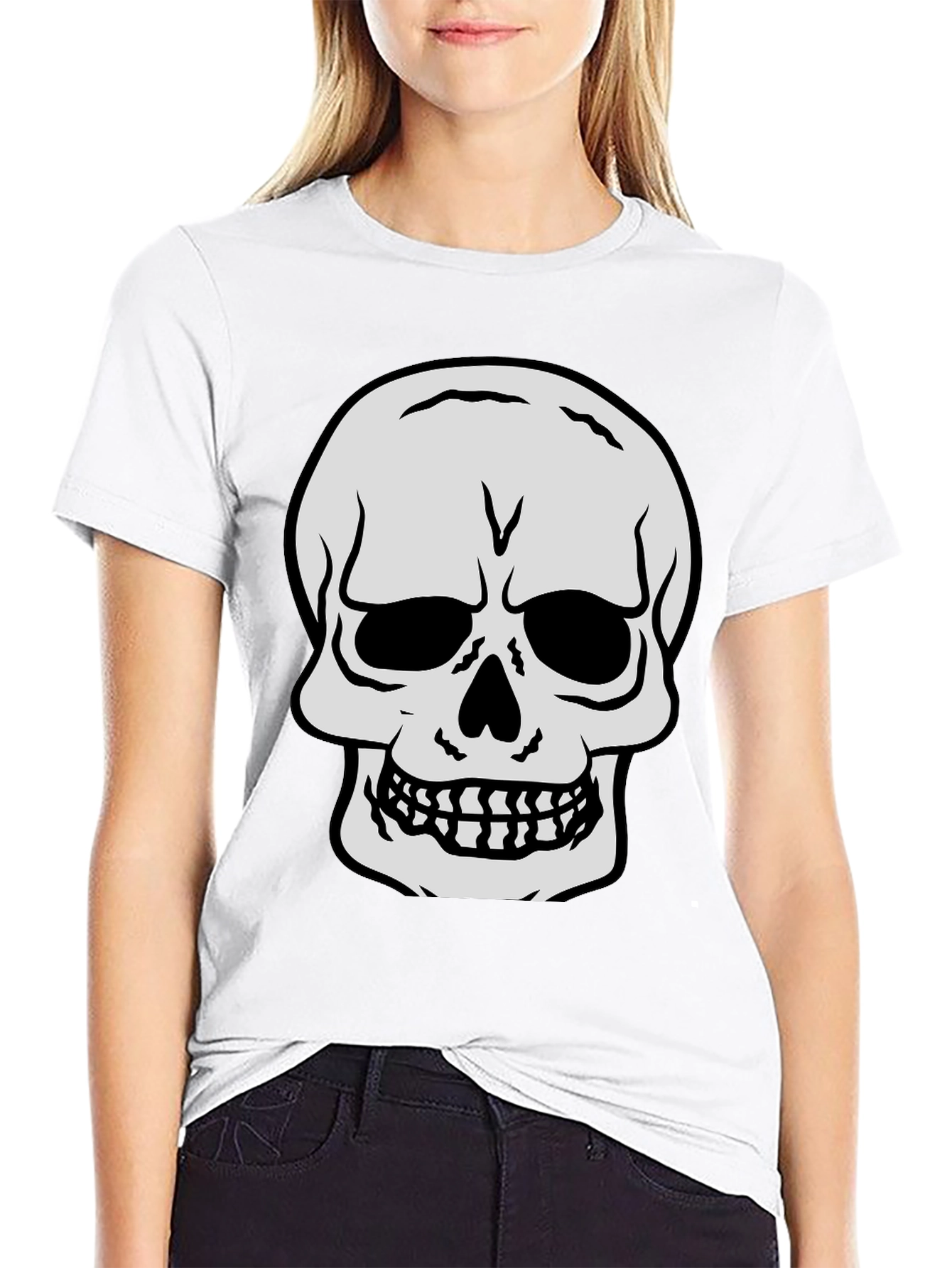 Skull Graphic Black T-Shirt