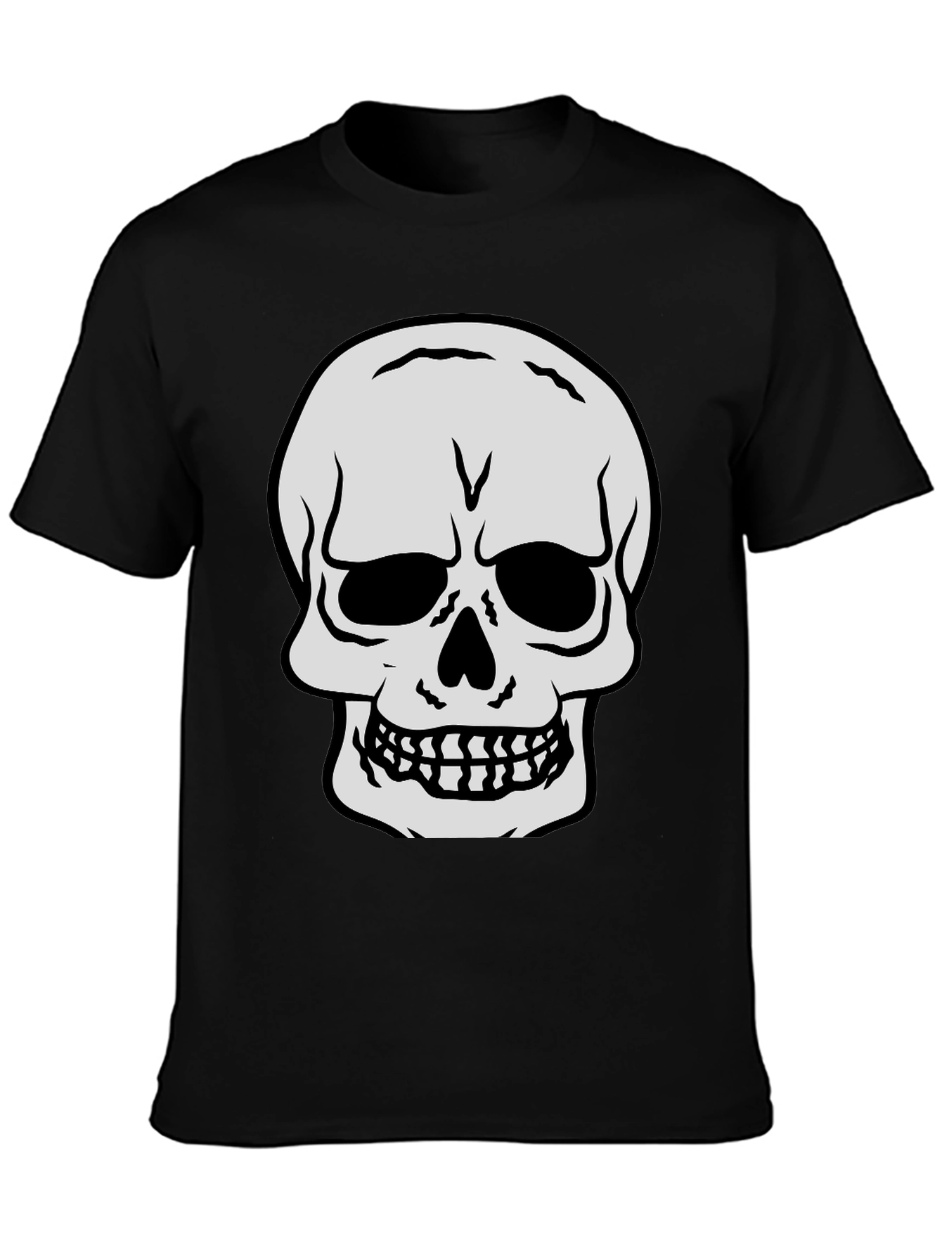 Skull Graphic Black T-Shirt