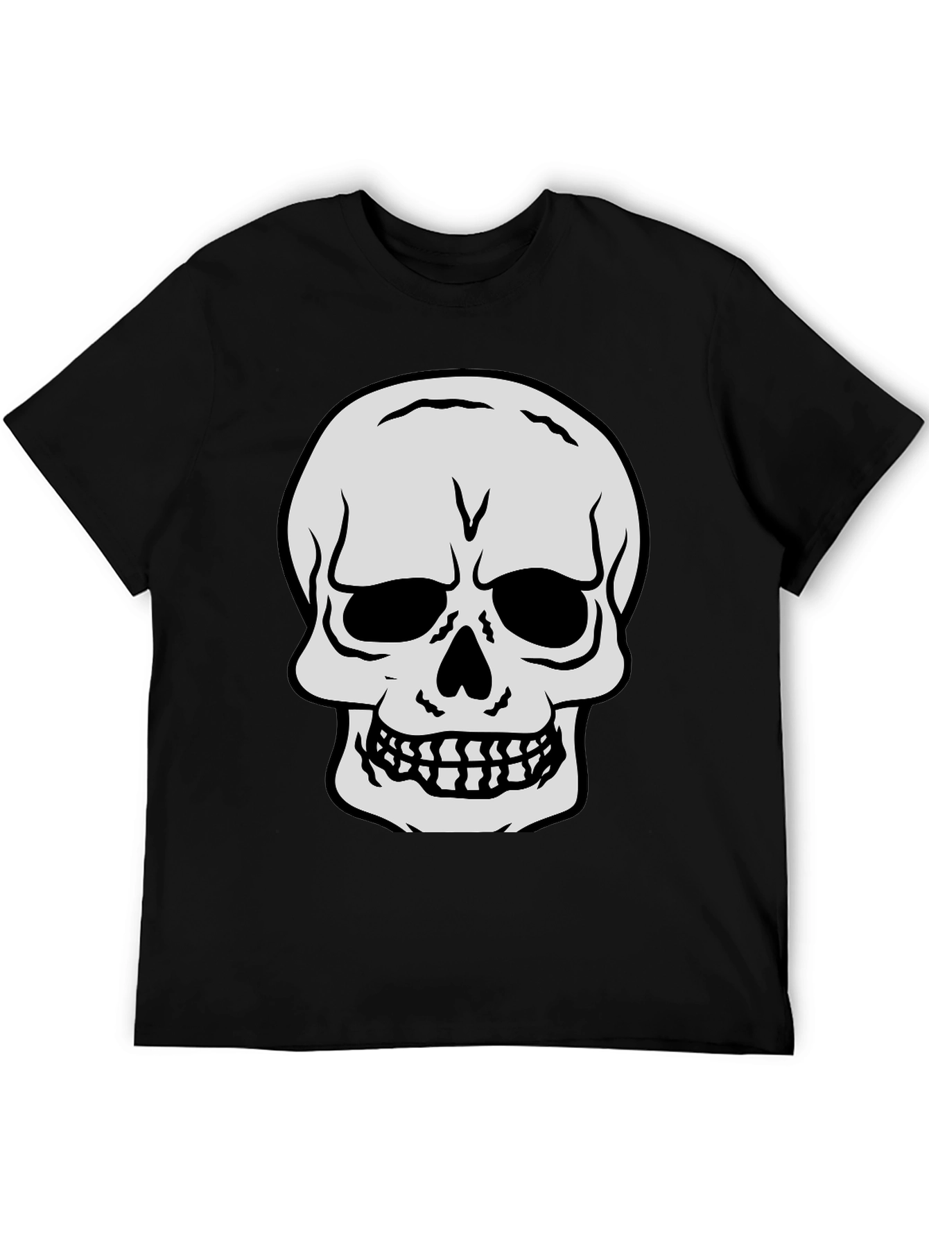 Skull Graphic Black T-Shirt