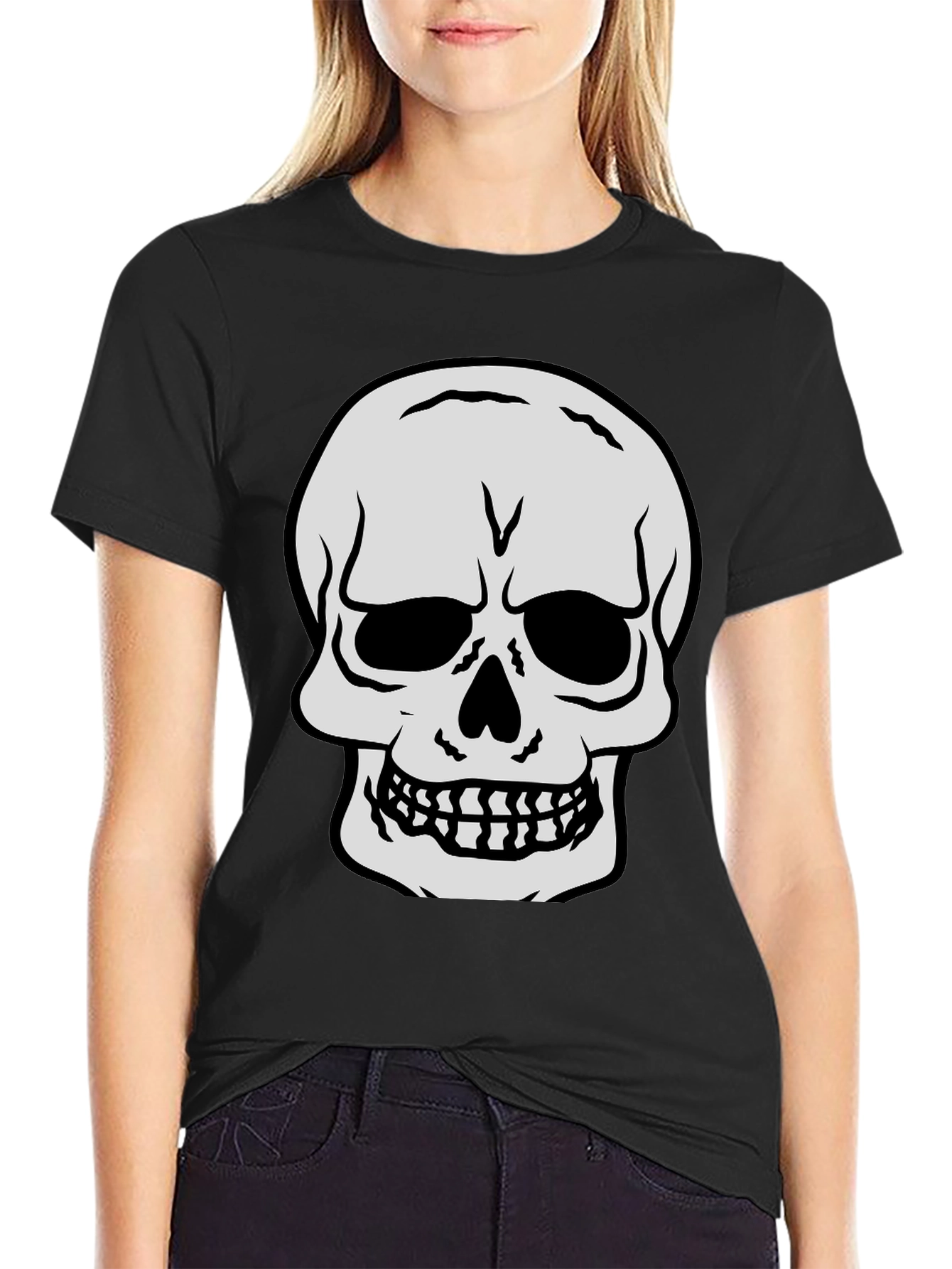 Skull Graphic Black T-Shirt