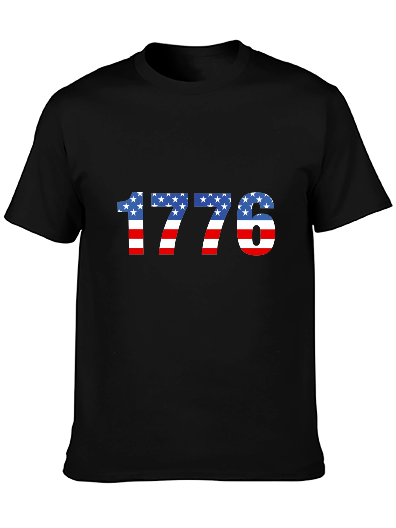 1776 USA Flag Graphic Tee - Patriotic Pride