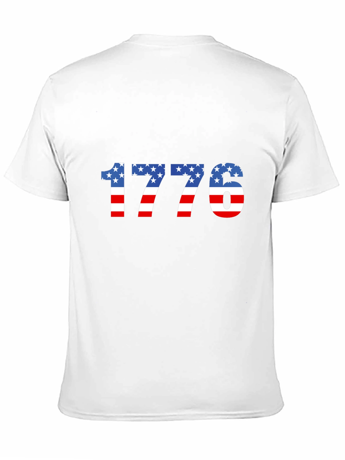 1776 USA Flag Graphic Tee - Patriotic Pride