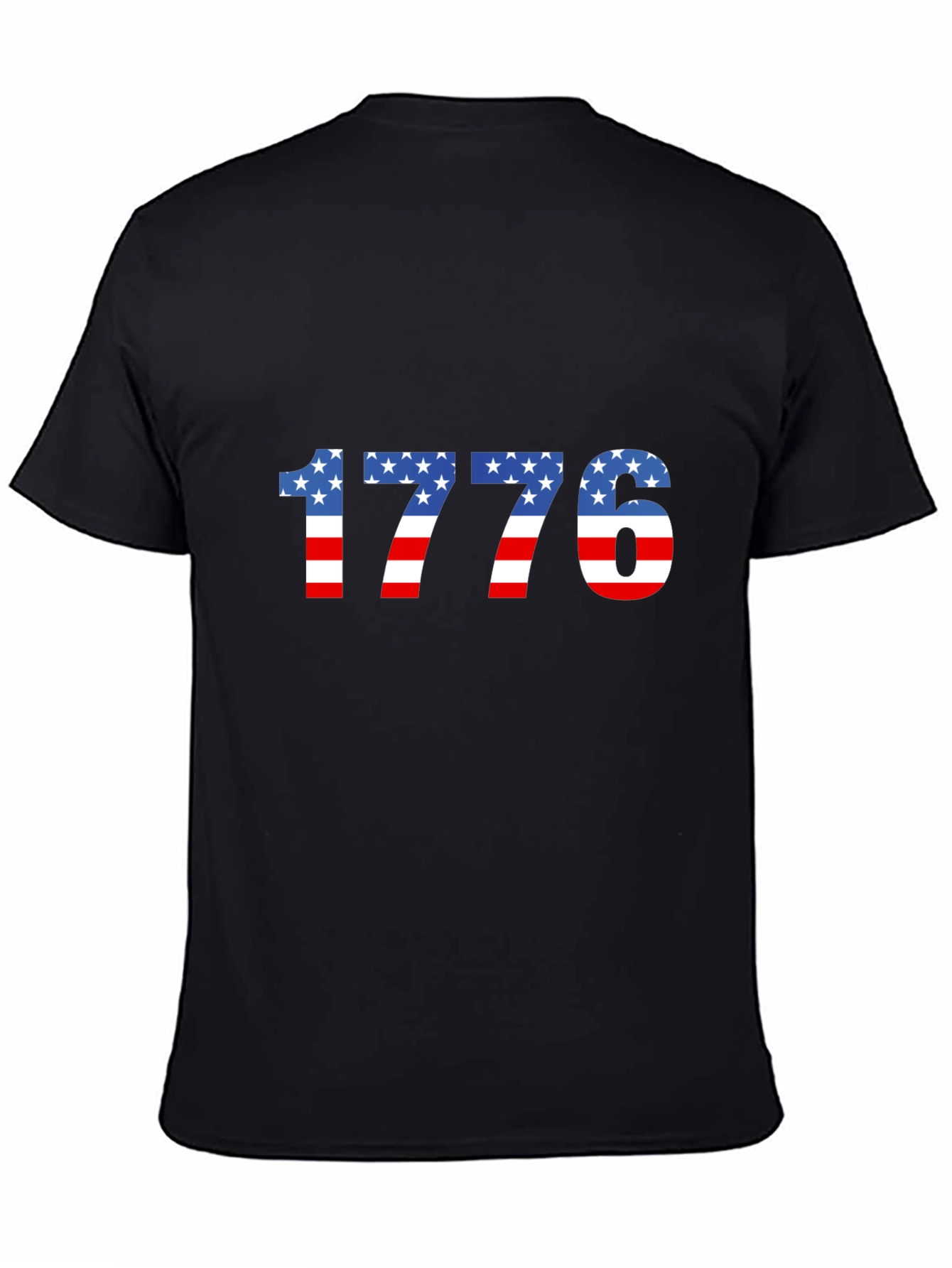 1776 USA Flag Graphic Tee - Patriotic Pride