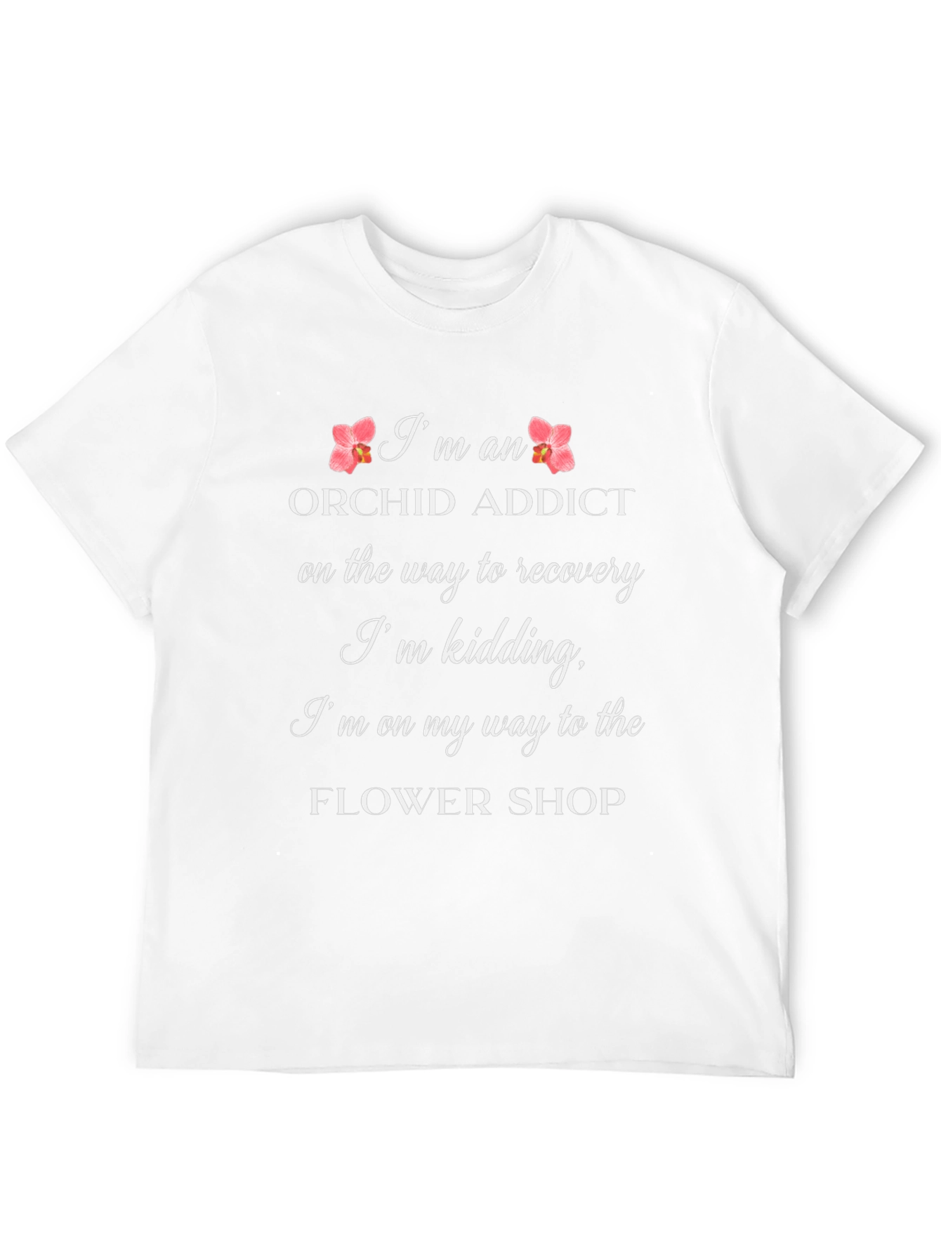 Orchid Addict T-Shirt - Floral Lover Tee