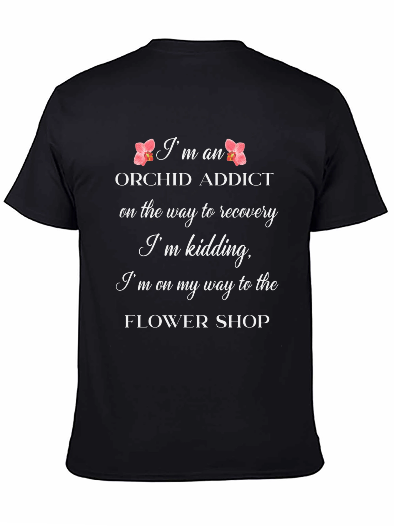 Orchid Addict T-Shirt - Floral Lover Tee