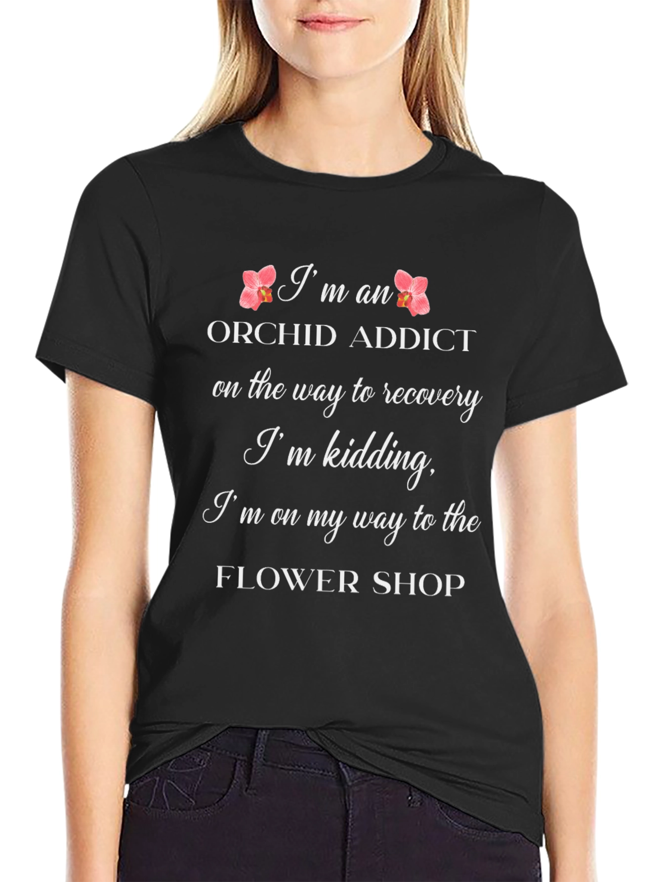 Orchid Addict T-Shirt - Floral Lover Tee