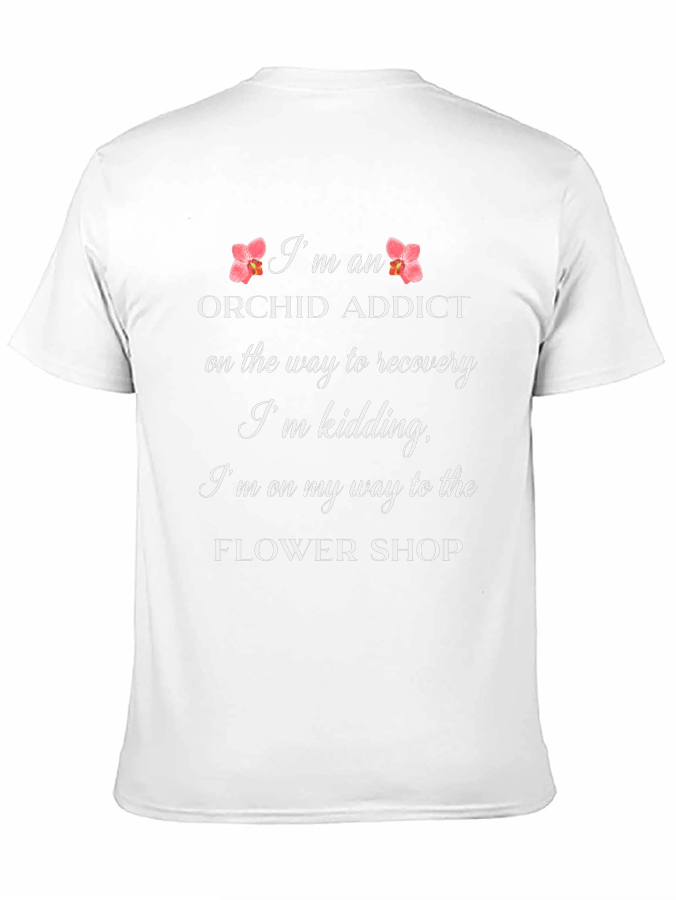 Orchid Addict T-Shirt - Floral Lover Tee
