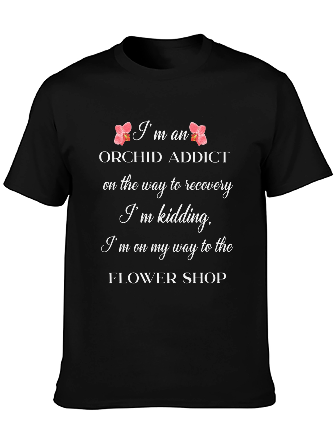 Orchid Addict T-Shirt - Floral Lover Tee