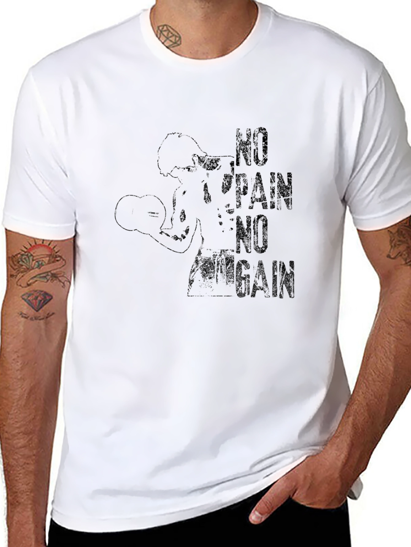 No Pain No Gain Graphic Tee