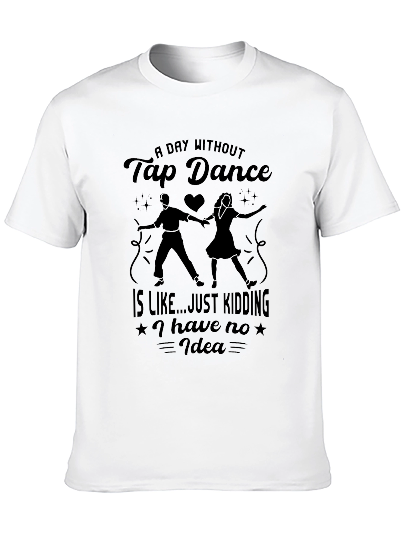 Tap Dance Graphic T-Shirt - Black