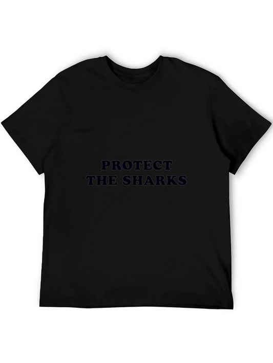 Protect the Sharks Black T-Shirt