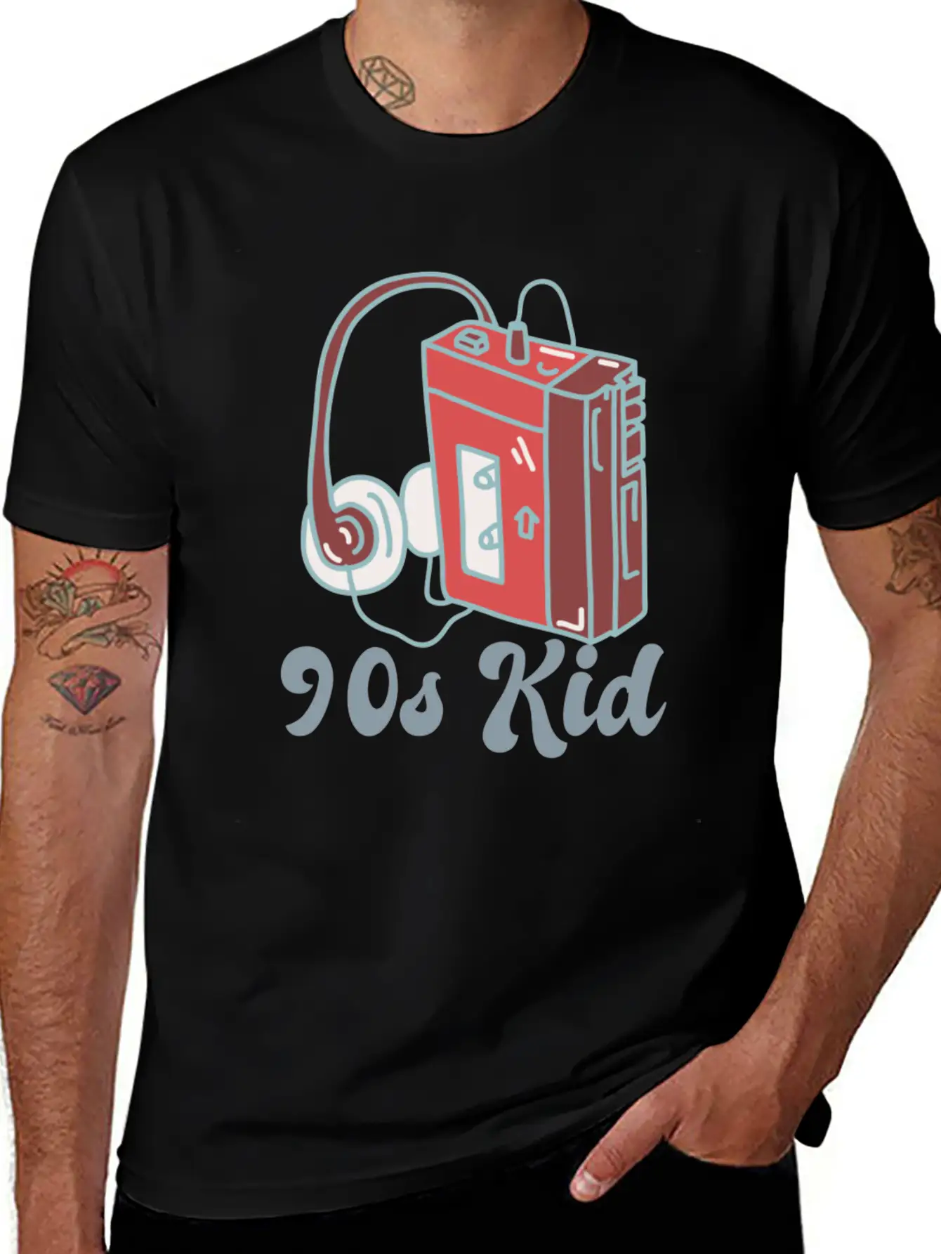 90s Kid Cassette Unisex Casual T-Shirt – Clean Design For Daily Comfort
