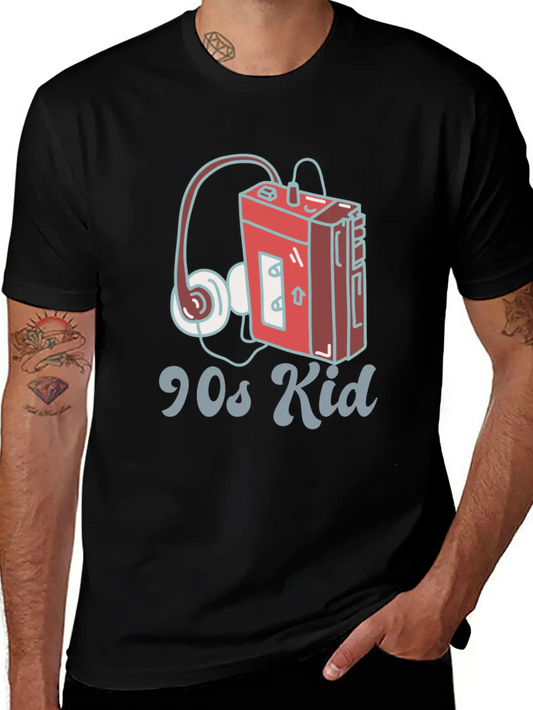 90s Kid Cassette Unisex Casual T-Shirt – Clean Design For Daily Comfort