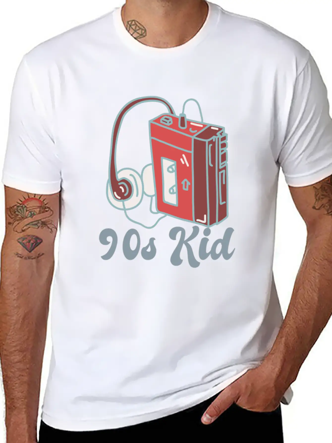 90s Kid Cassette Unisex Casual T-Shirt – Clean Design For Daily Comfort