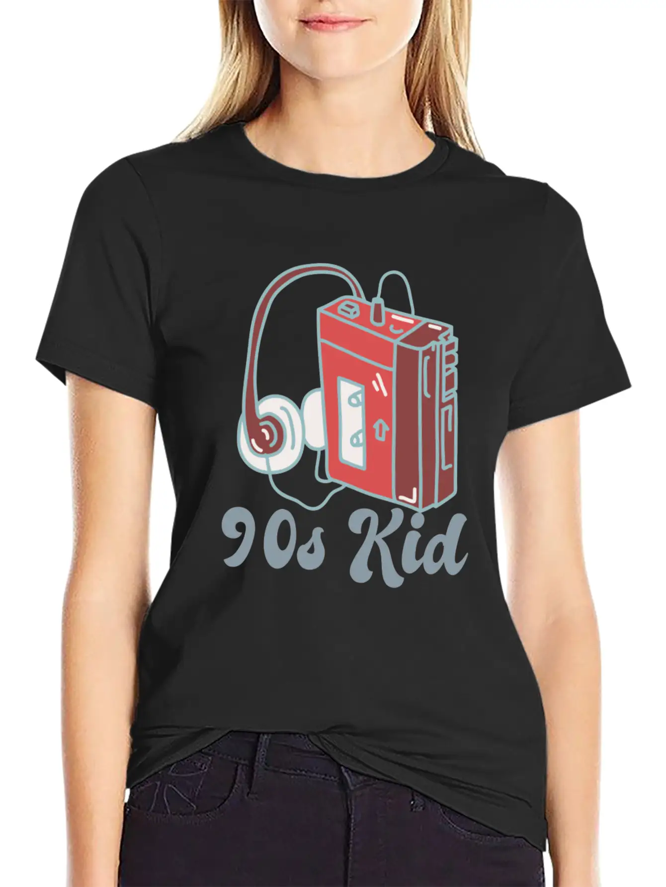 90s Kid Cassette Unisex Casual T-Shirt – Clean Design For Daily Comfort