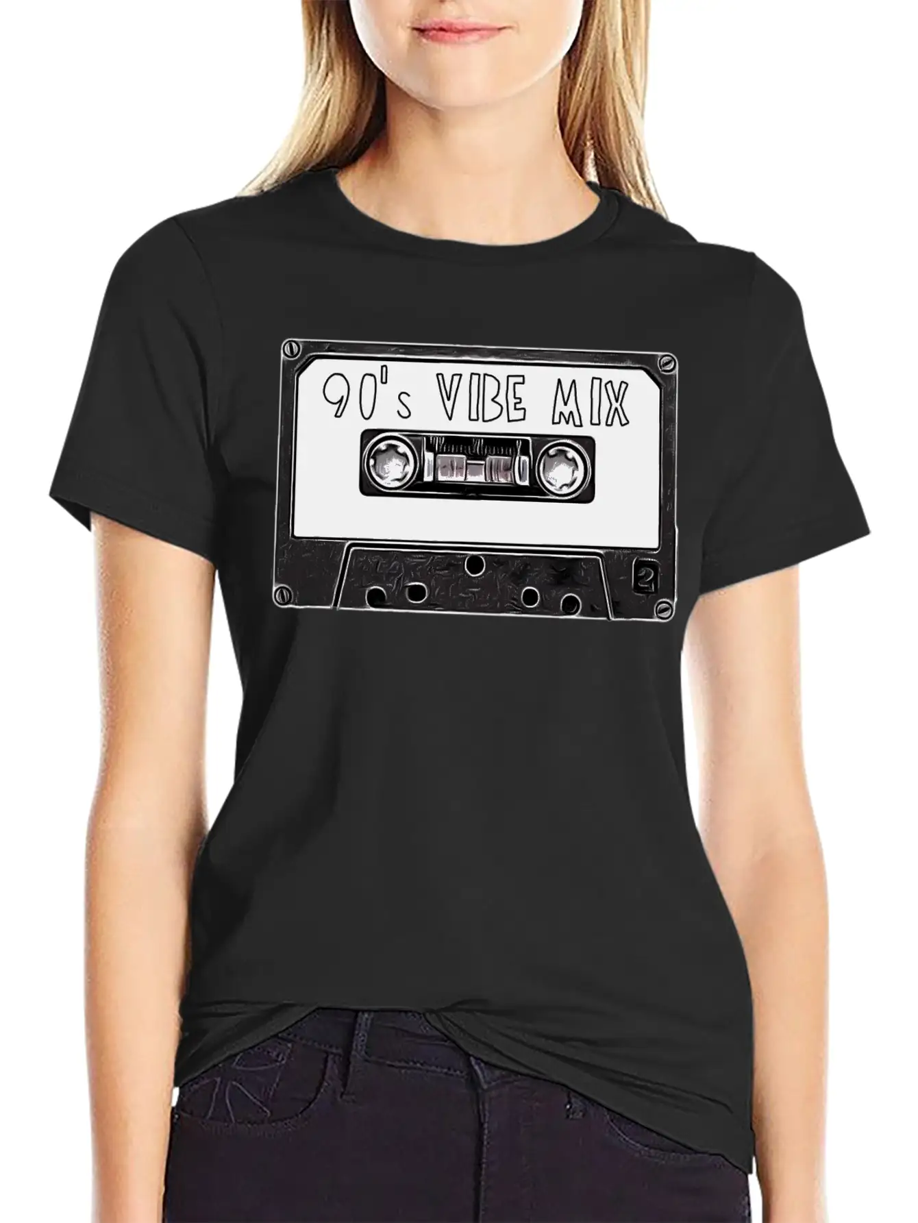 90's Mixtape Basic Graphic T-Shirt – Daily Comfort In Soft Cotton