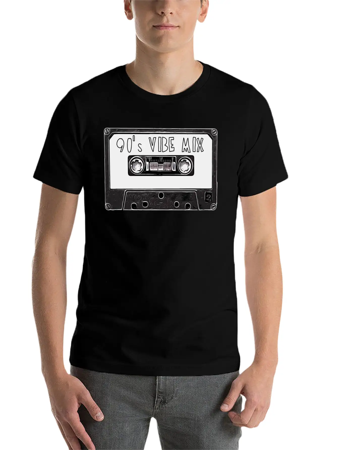 90's Mixtape Basic Graphic T-Shirt – Daily Comfort In Soft Cotton