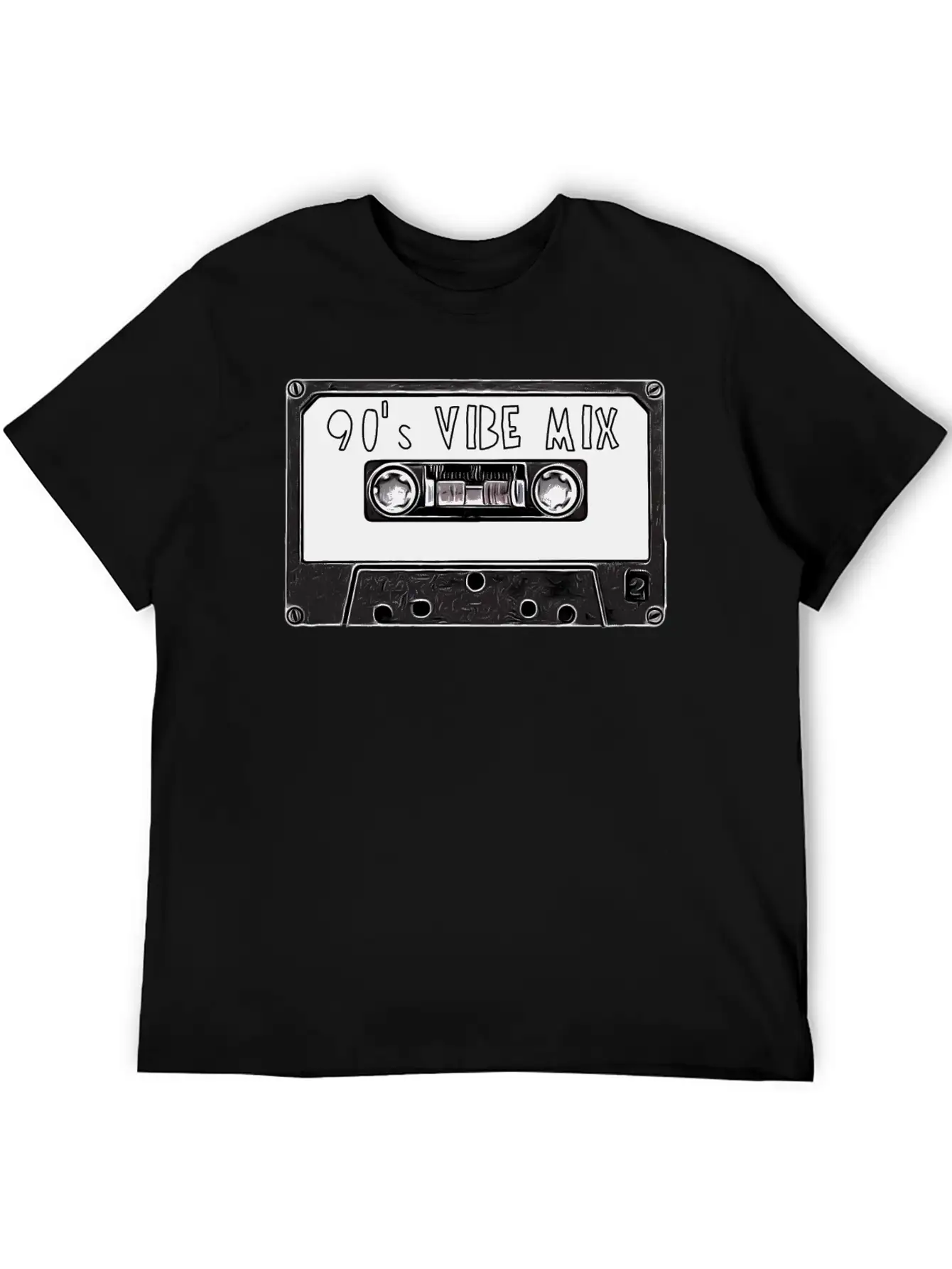 90's Mixtape Basic Graphic T-Shirt – Daily Comfort In Soft Cotton