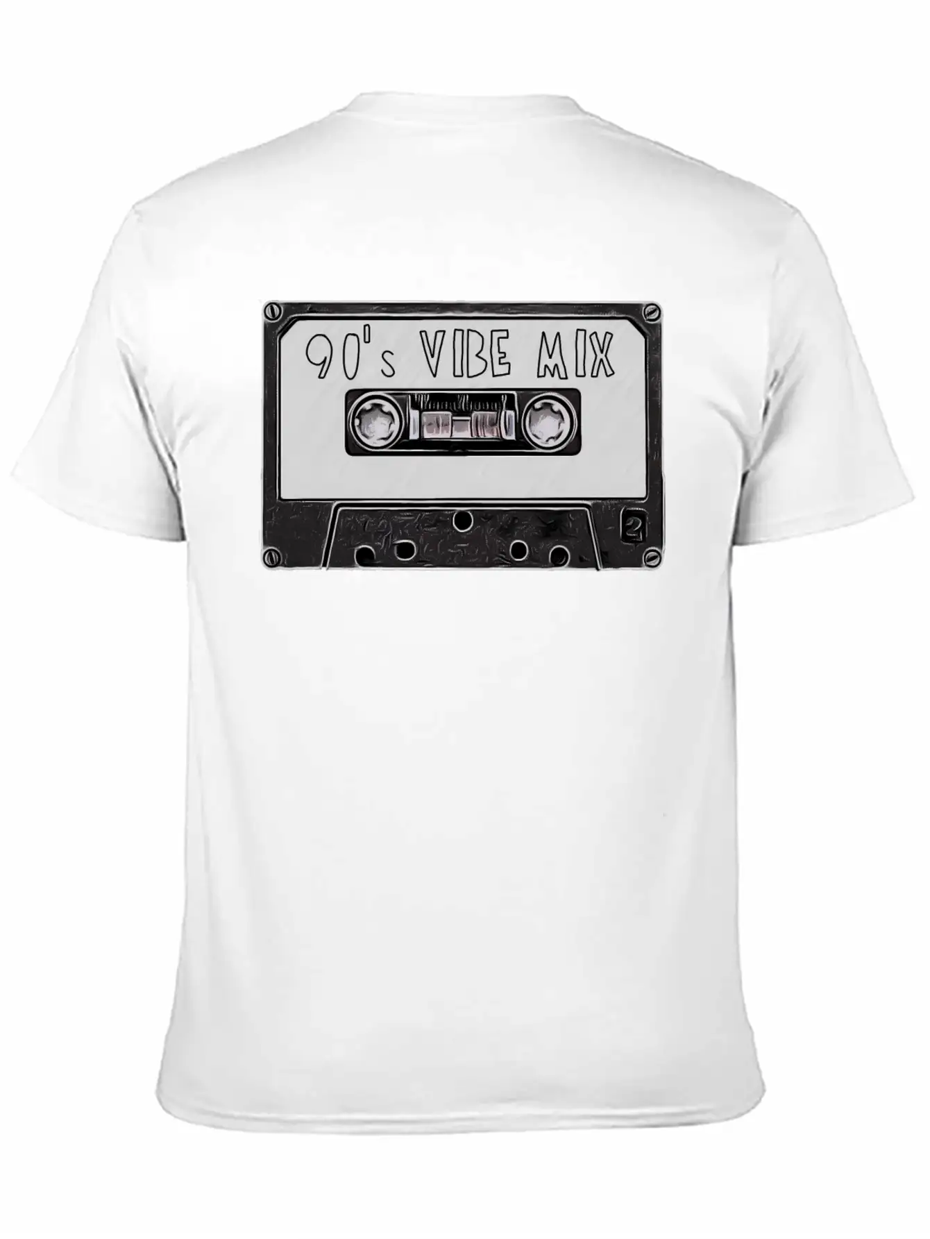90's Mixtape Basic Graphic T-Shirt – Daily Comfort In Soft Cotton