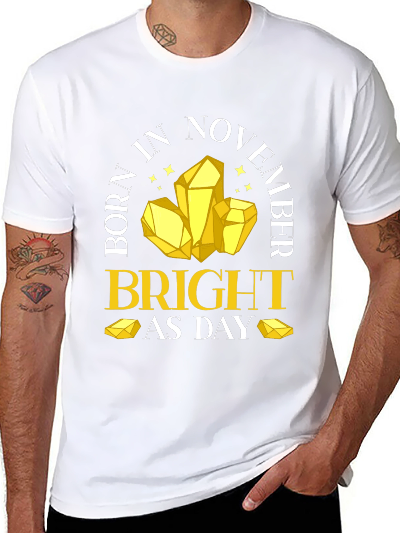 November Birthday Bright As Day T-Shirt