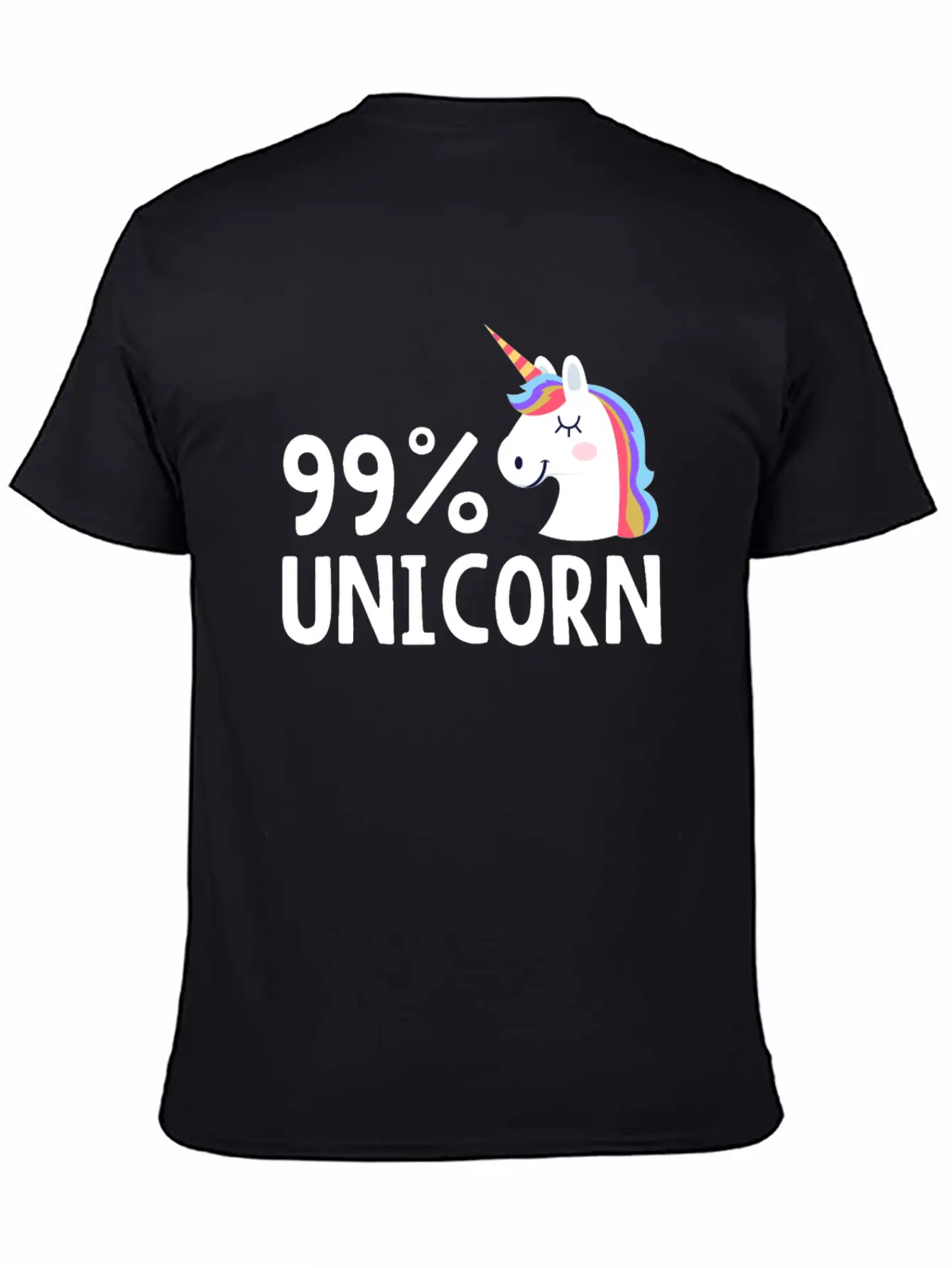 99% Unicorn Unisex Casual T-Shirt ��� Clean Design For Daily Comfort