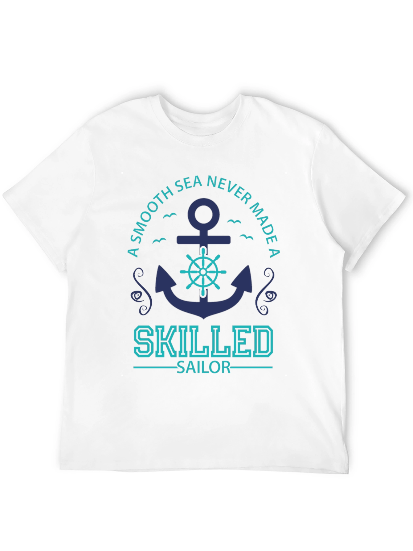 Skilled Sailor Graphic T-Shirt - Black