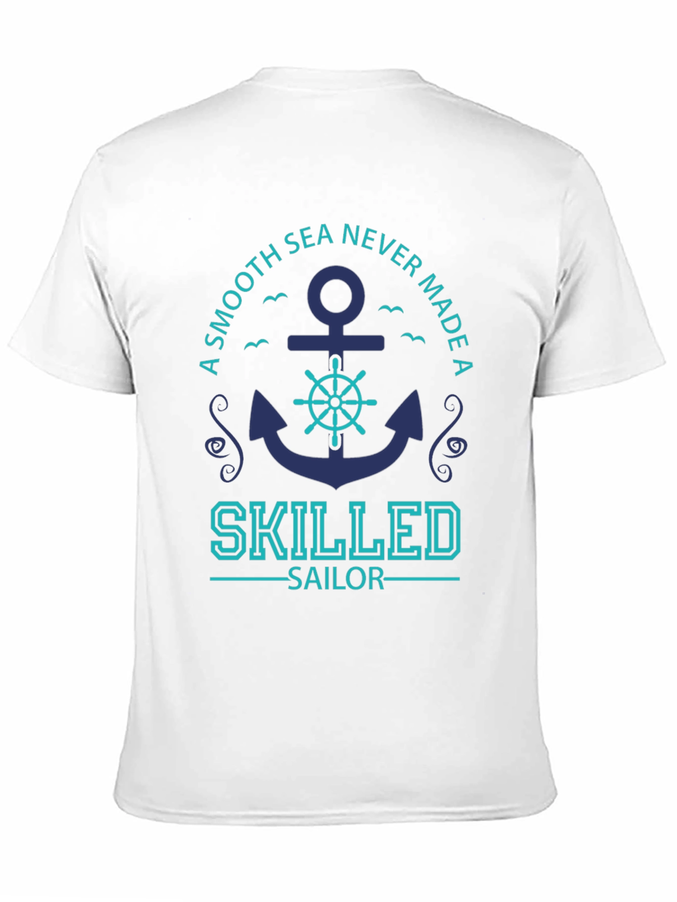 Skilled Sailor Graphic T-Shirt - Black