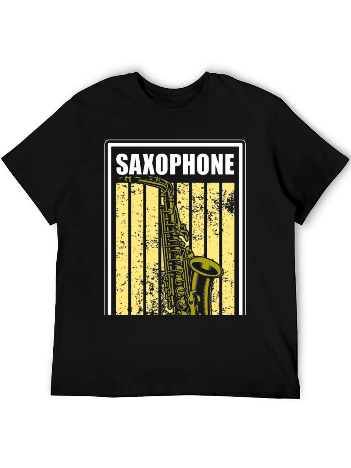 Saxophone Graphic Tee - Music Lover T-Shirt