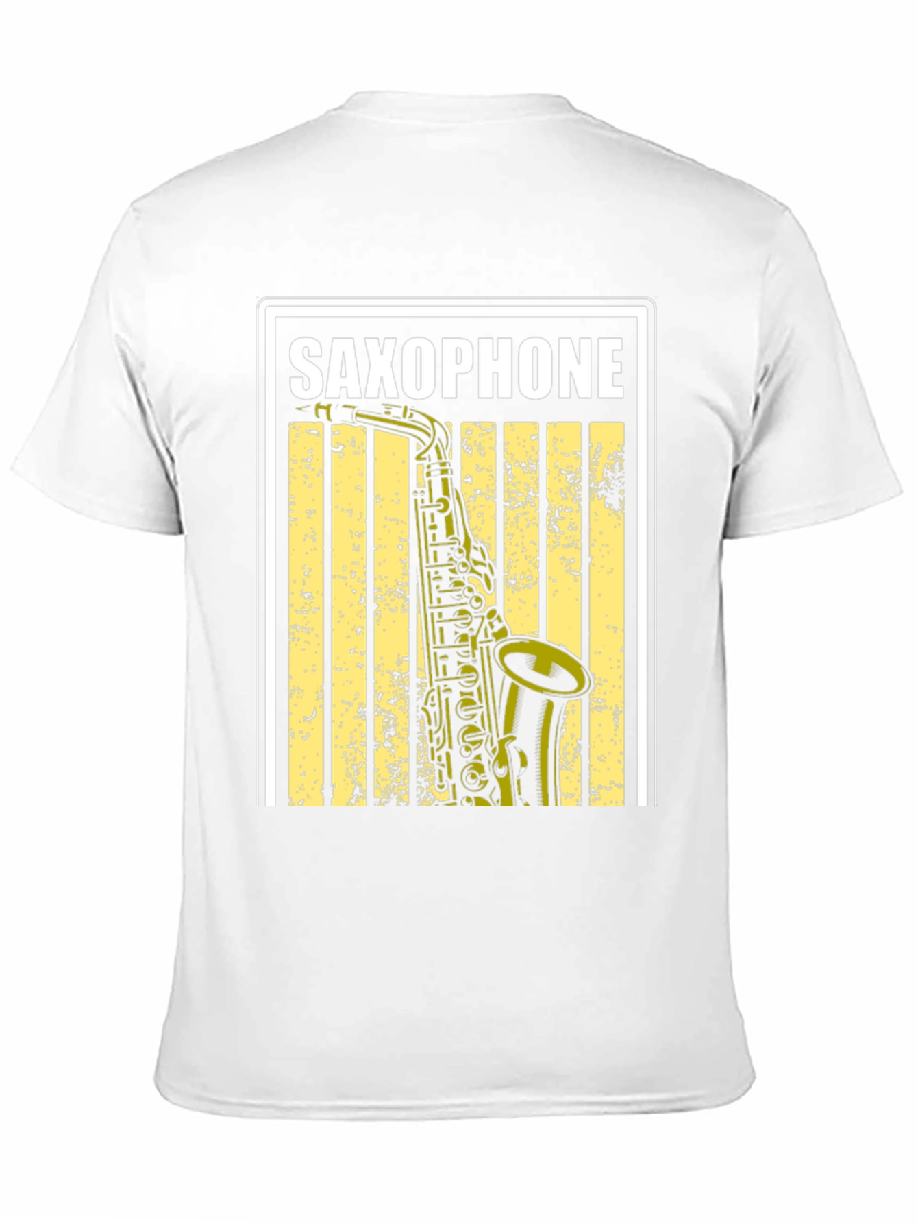 Saxophone Graphic Tee - Music Lover T-Shirt