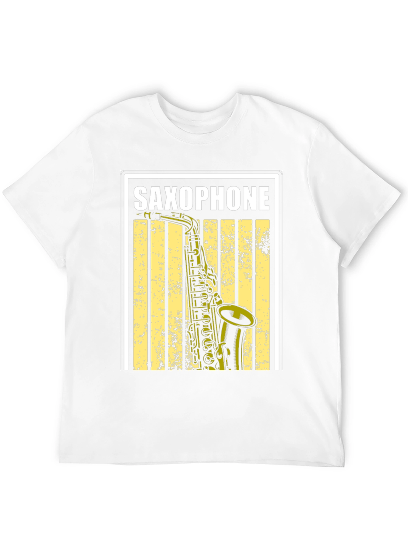 Saxophone Graphic Tee - Music Lover T-Shirt