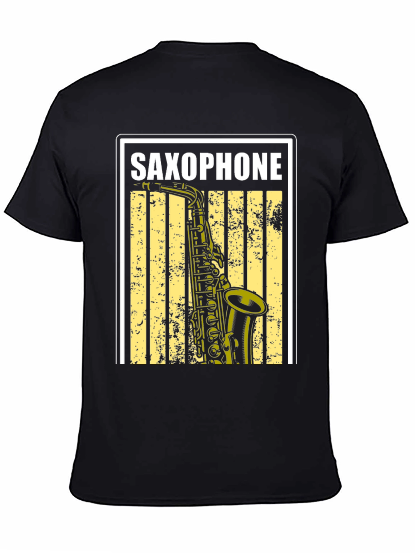 Saxophone Graphic Tee - Music Lover T-Shirt