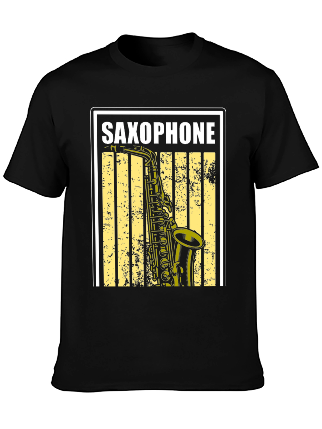 Saxophone Graphic Tee - Music Lover T-Shirt