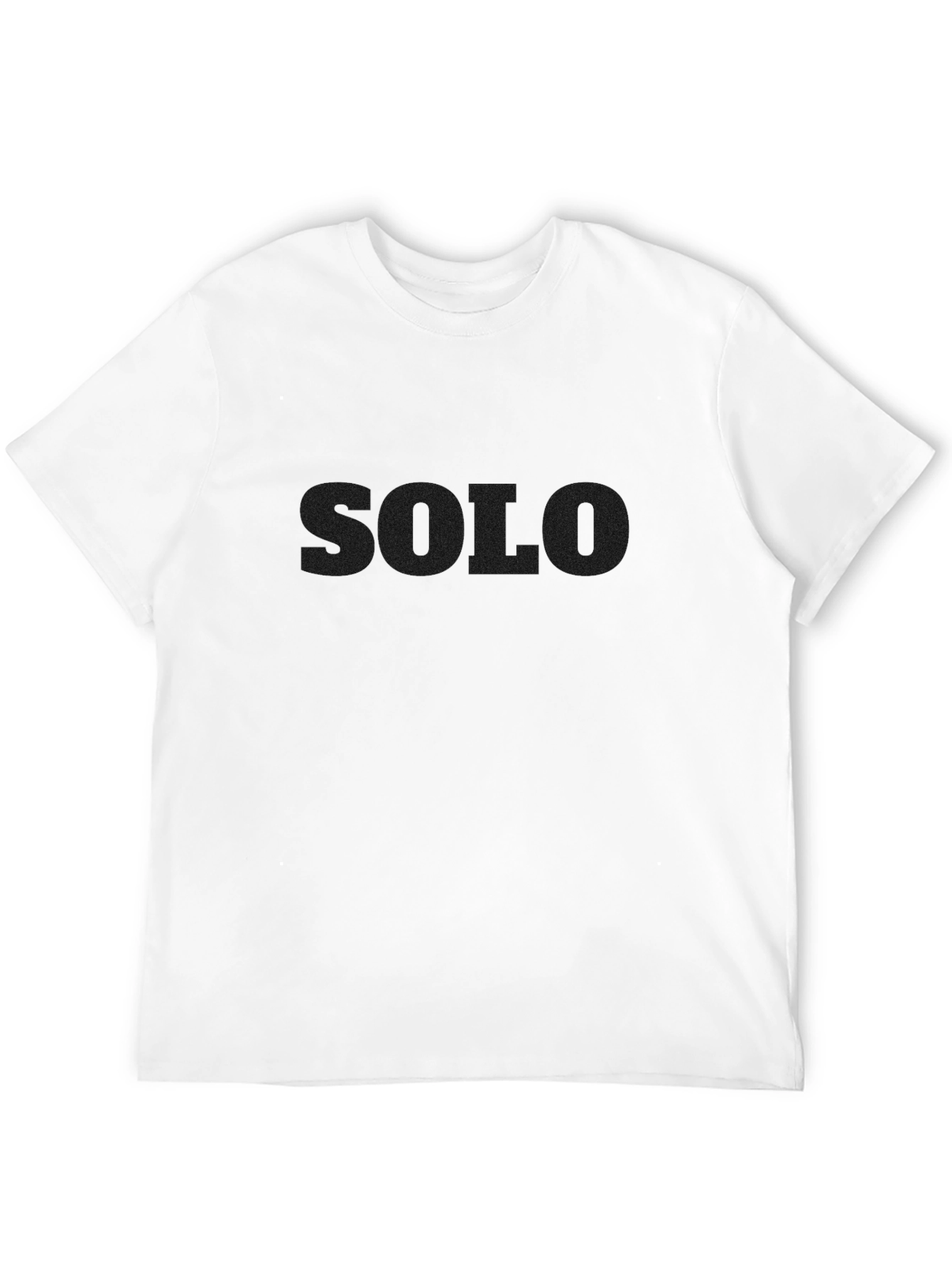 Solo Black T-Shirt - Unisex Minimalist Design