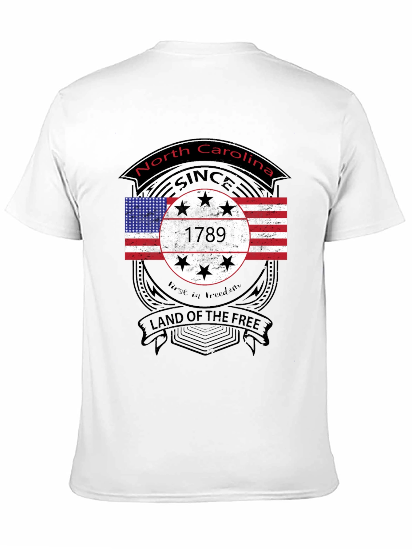 North Carolina T-Shirt - Land of the Free
