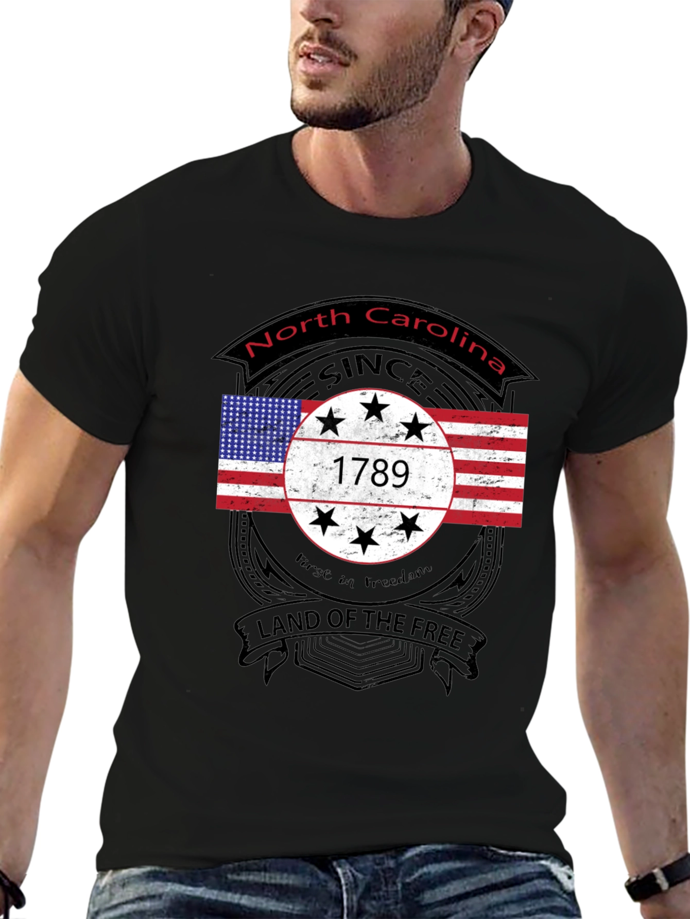 North Carolina T-Shirt - Land of the Free