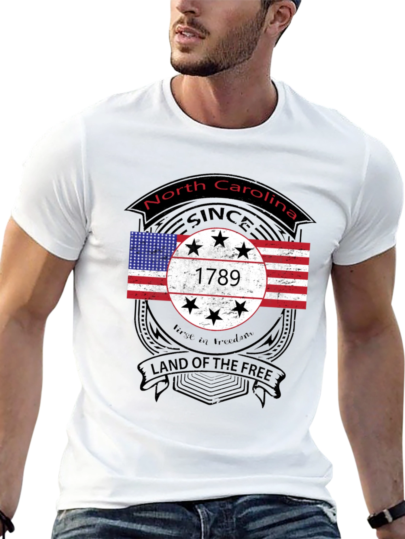 North Carolina T-Shirt - Land of the Free