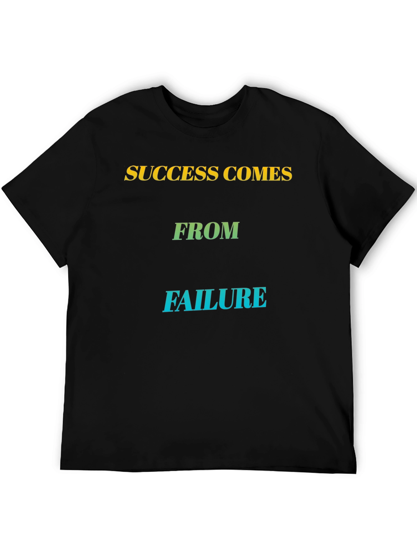 Success From Failure Black Graphic Tee