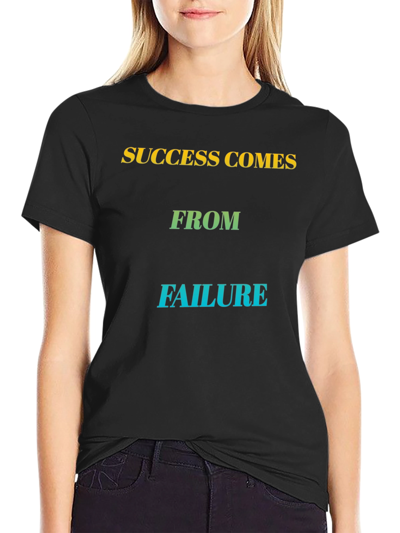 Success From Failure Black Graphic Tee