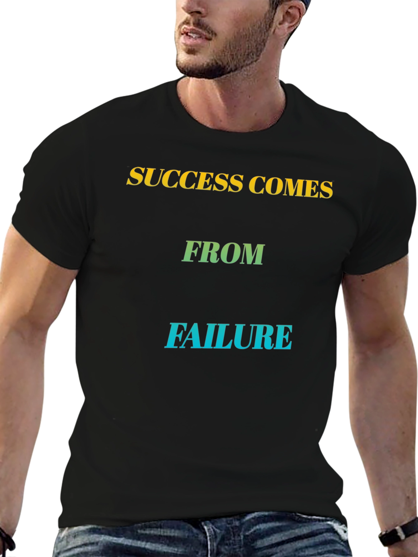 Success From Failure Black Graphic Tee