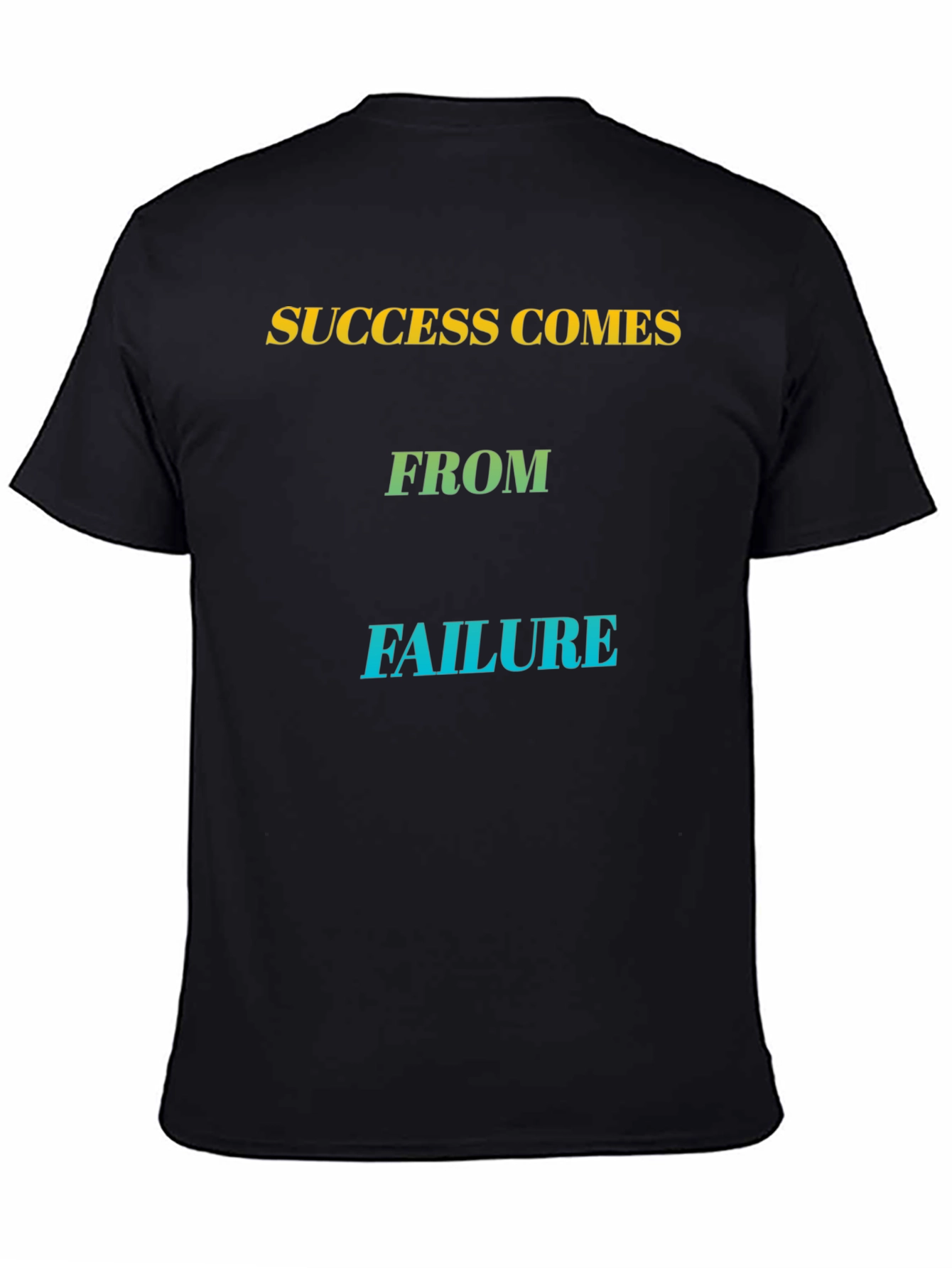 Success From Failure Black Graphic Tee