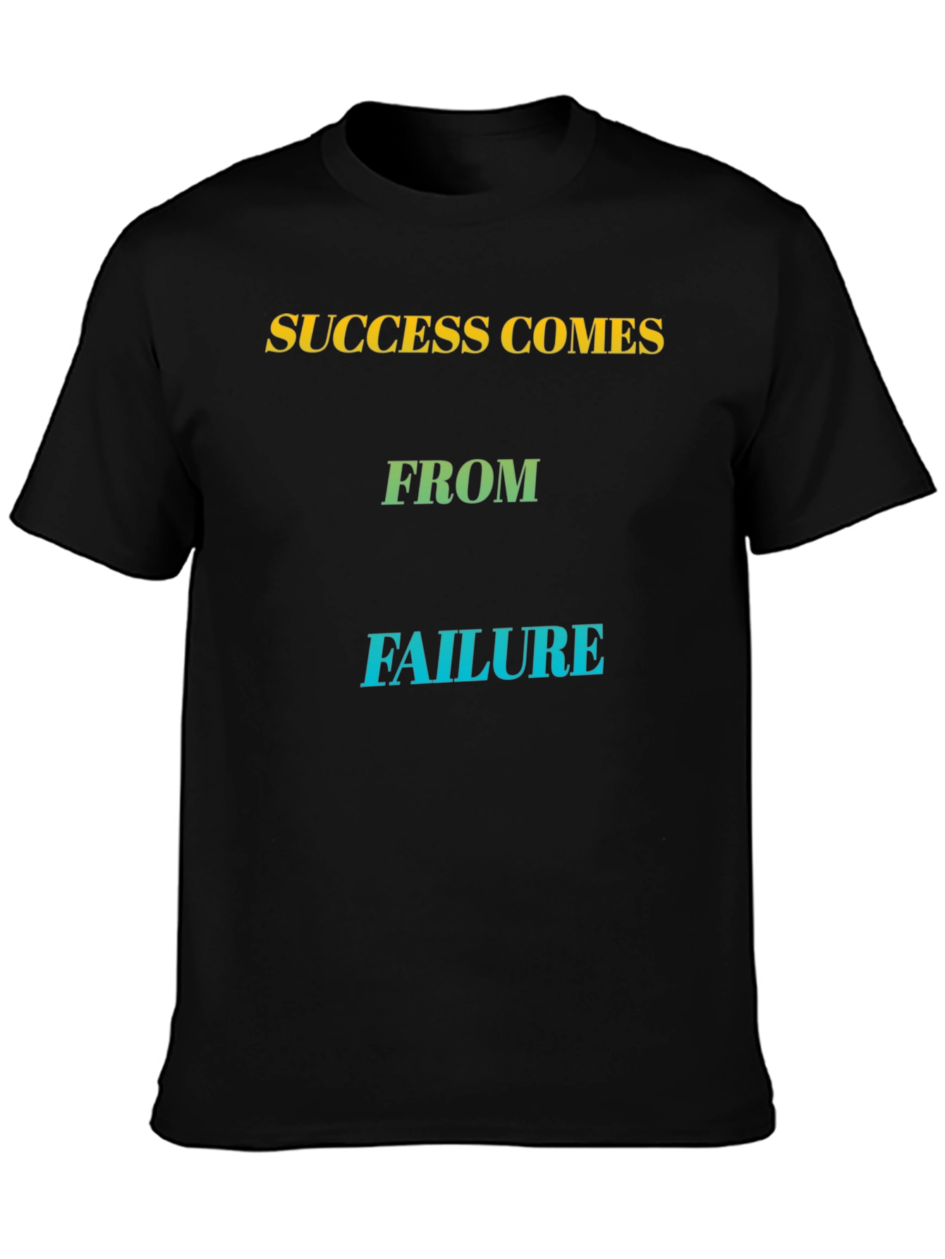 Success From Failure Black Graphic Tee