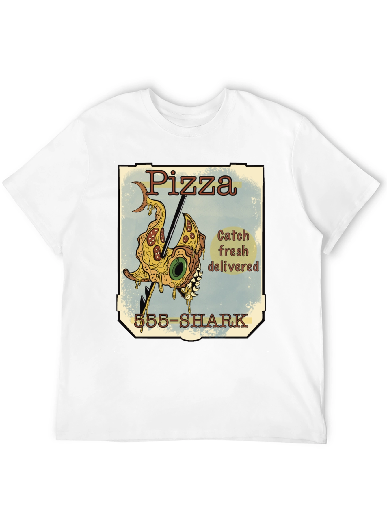 Pizza Shark T-Shirt - Catch Fresh Delivered