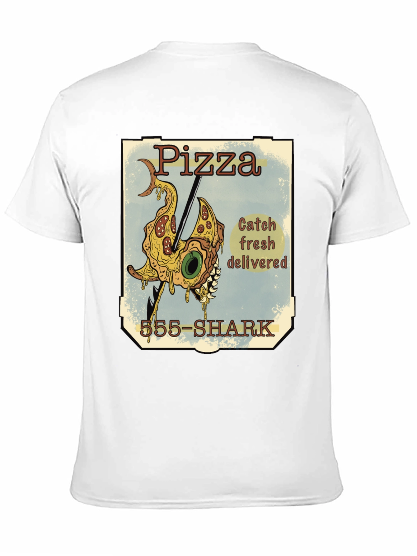 Pizza Shark T-Shirt - Catch Fresh Delivered
