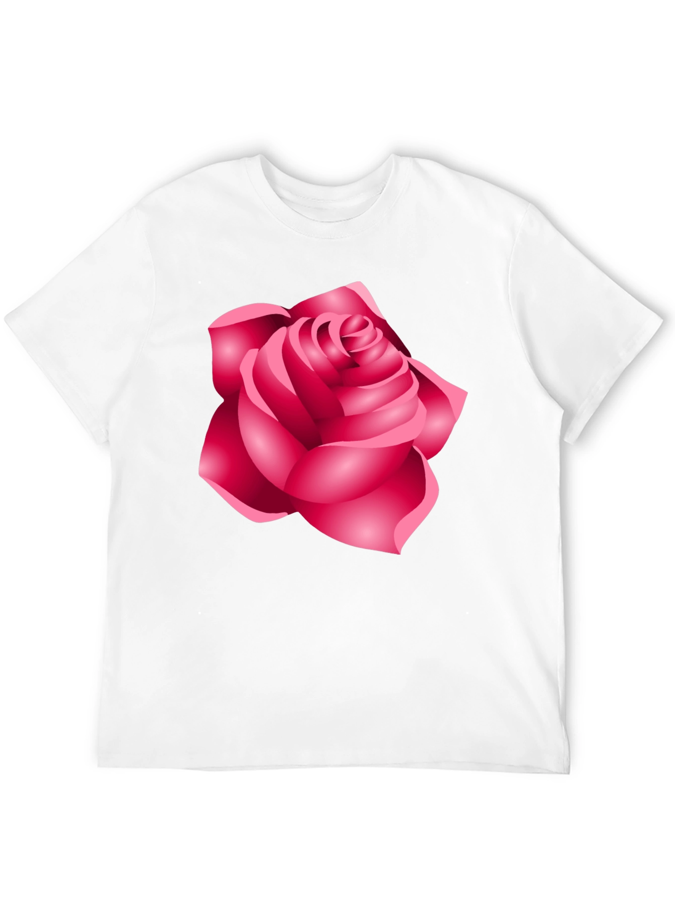 Rose Graphic Black T-Shirt