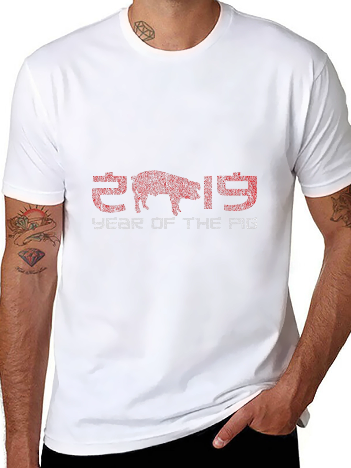 Year of the Pig 2019 Black T-Shirt