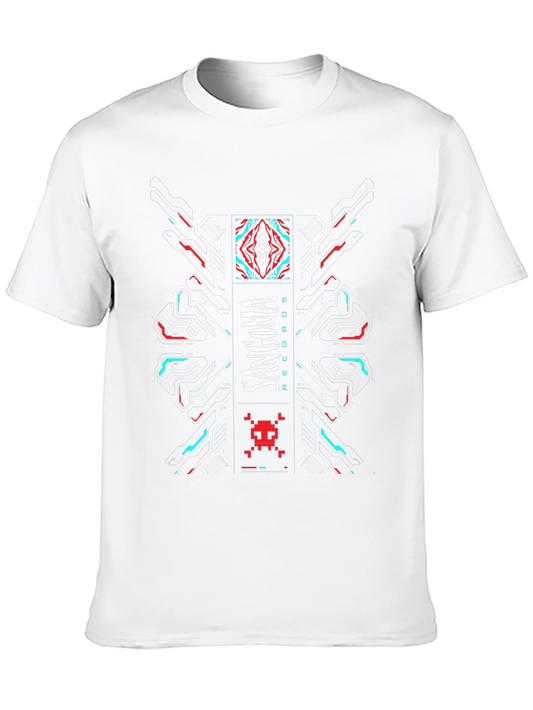 Sangoma Records Graphic Tee - Cyberpunk Style Shirt
