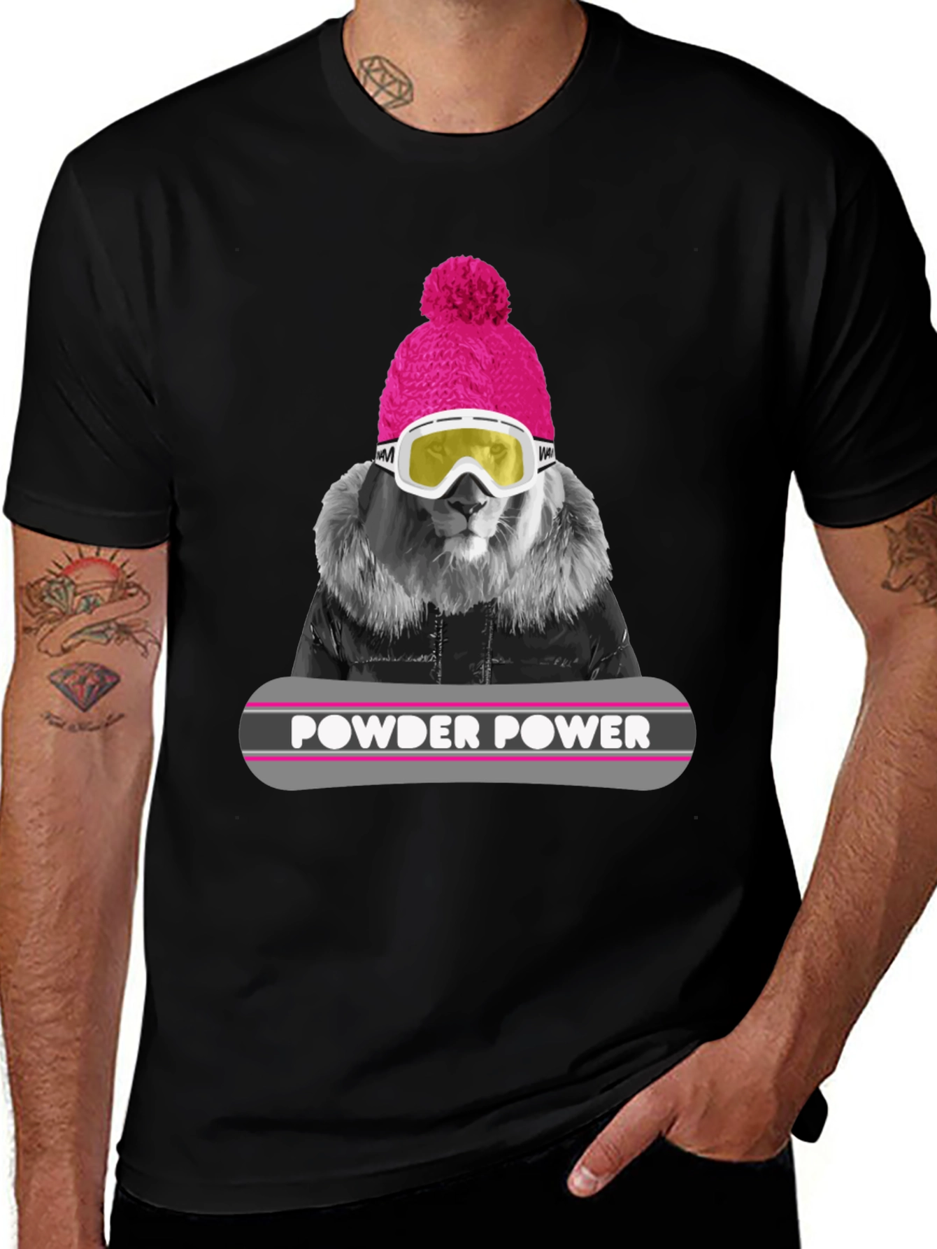 Powder Power Lion T-Shirt