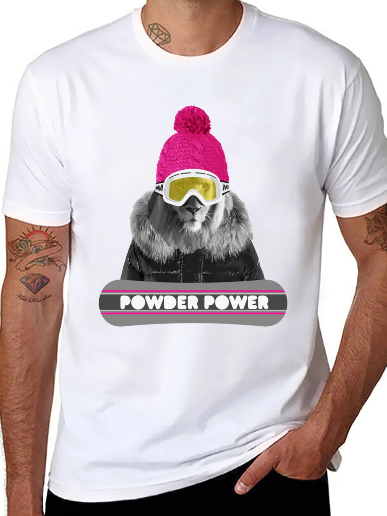 Powder Power Lion T-Shirt